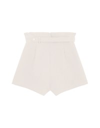 Elevated Detailing High Waisted Suit Shorts