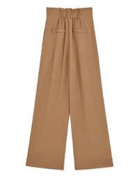 360° High Waisted Side-Button Pleated Wide Pants