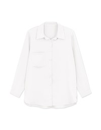 Basic Versatile Anti-Wrinkle Iron Free Blouse Shirt (With Detachable Shoulder Pads)