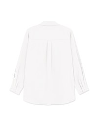 Basic Versatile Anti-Wrinkle Iron Free Blouse Shirt (With Detachable Shoulder Pads)
