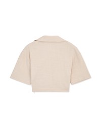 Elevated Casual Scratch Lapel Top