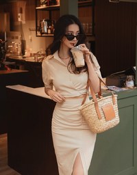 Elevated Casual Scratch Lapel Top
