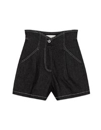 Lengthen High Waisted Denim Jeans Shorts