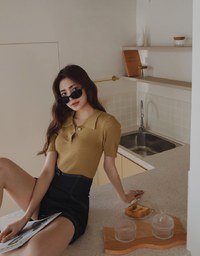 Lengthen High Waisted Denim Jeans Shorts