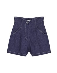 Lengthen High Waisted Denim Jeans Shorts