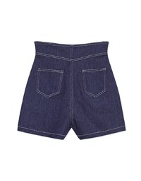 Lengthen High Waisted Denim Jeans Shorts