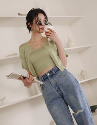 Boyfriend Style Ripped Denim Jeans Pants