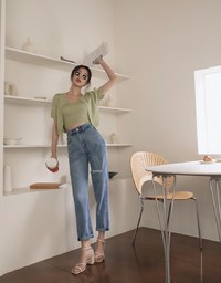 Boyfriend Style Ripped Denim Jeans Pants