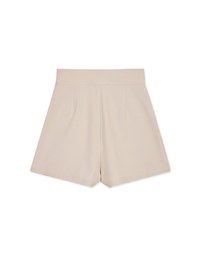 Minimal Classic Pleated High Waisted Shorts