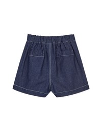Casual Chic Seamline Denim Jeans Shorts