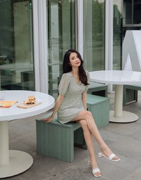 Sweet Sultry Ditsy Floral Mini Dress (With Shoulder Pads)