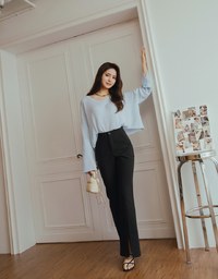 Laidback Wide Sleeves Knit Top