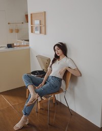 Laidback Panel Crisp Collar Top