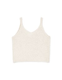 Elevated Detailing Plush Knit Cami Top