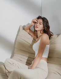 Beyond Basic U-Neck Knit Bralette (With Padding)