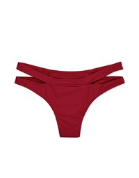 Double Strap Cut-Out Bikini Bottom