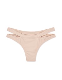 Double Strap Cut-Out Bikini Bottom