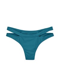 Double Strap Cut-Out Bikini Bottom
