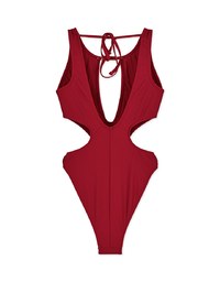 【YANBABY】Sensual Cut Out Push Up One Piece Swimsuit Bikini