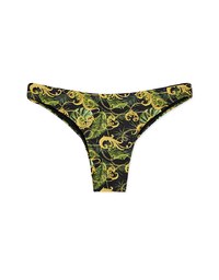 2WAY Printed Ruched Back Bikini Bottom