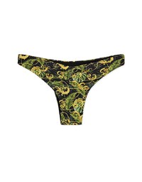 2WAY Printed Ruched Back Bikini Bottom