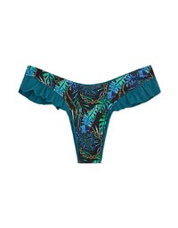 2WAY Printed Ruffled Bikini Bottom