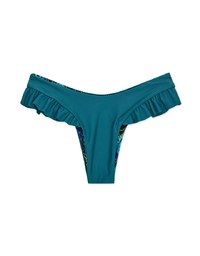 2WAY Printed Ruffled Bikini Bottom