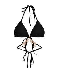 【PUSH UP】Ocean Goddess Jewelry Bikini Top With Detatchable Accessories Bra Padded