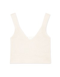 Refined Knit Tank Bra Top