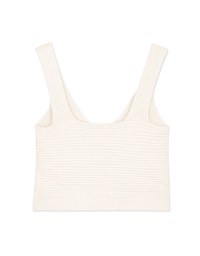 Refined Knit Tank Bra Top