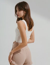 Refined Knit Tank Bra Top