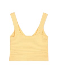 Refined Knit Tank Bra Top