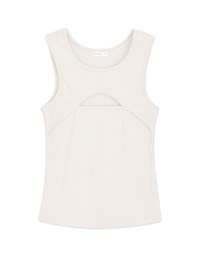 Cut Out Sleeveless Tank Top