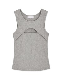 Cut Out Sleeveless Tank Top