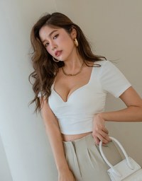 Minimalism Crop Push Up Bra Top Tube Top