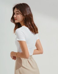 Hollow Design Crop Top