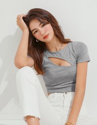Hollow Design Crop Top