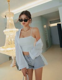 【Air 2.0】Zero Feel Comfortable Breast Side Scrunching Bra Top