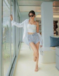 【Air 2.0】Zero Feel Comfortable Breast Side Scrunching Bra Top