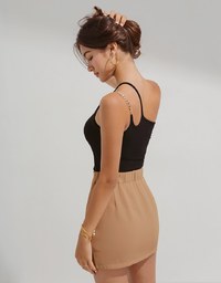 【Air 2.0】Zero-Wearing Comfortable Breasts One-Shoulder Gold Chain Bra Top