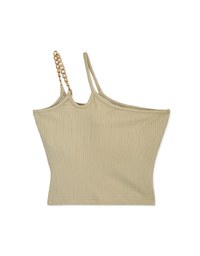 【Air 2.0】Zero-Wearing Comfortable Breasts One-Shoulder Gold Chain Bra Top