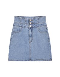 【Den!m LITE】Breezy Cooling No Filter Shape-Up Slimming Denim Jeans Skirt