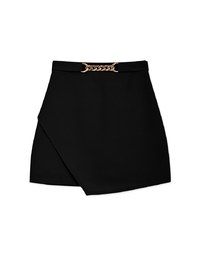 Diagonal Design A-Line Skirt