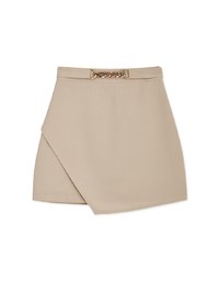 Diagonal Design A-Line Skirt