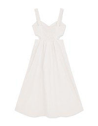 Sweetheart Neckline Side-Hollow Maxi Dress