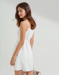 Sensual Gold Chain Thin Strap Dress