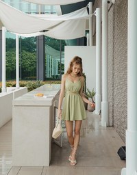 Sensual Gold Chain Thin Strap Dress