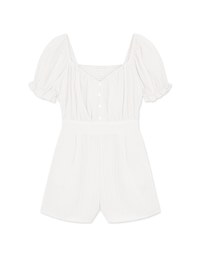 2Way Straight Pattern Sleeveless Playsuit