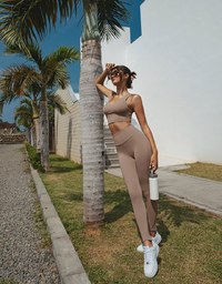 S Curved Waist And Leg Sculpting High Waisted Sweatpants