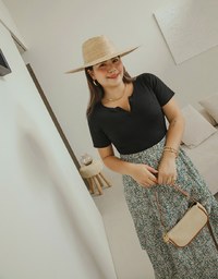 Décolleté V Neck Finest Crop Top